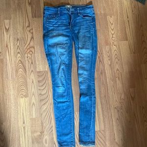 Abercrombie and fitch light wash jeans